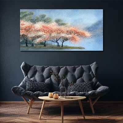 Obraz na plátně Strom květiny abstrakce