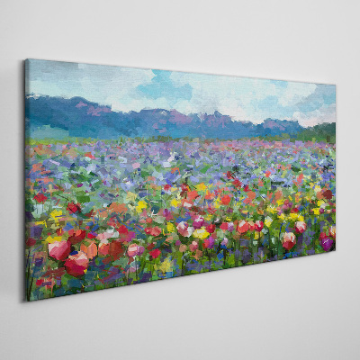 Obraz na plátně Moderní přírodní květiny