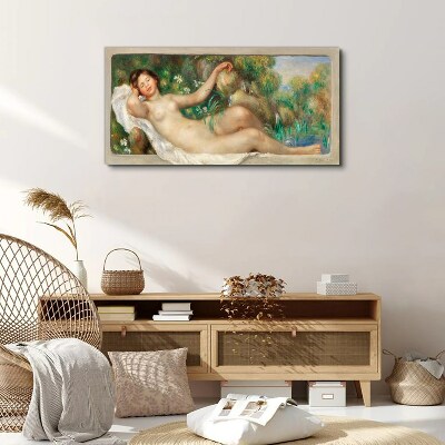 Obraz na plátně Moderní ležící nahý
