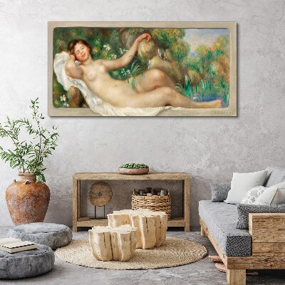Obraz na plátně Moderní ležící nahý
