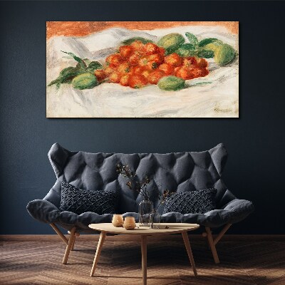 Obraz na plátně Ovoce mandlí jahody