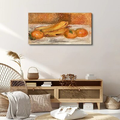 Obraz na plátně Oranžové ovoce banány