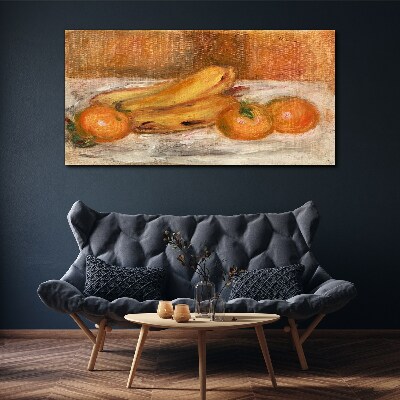Obraz na plátně Oranžové ovoce banány