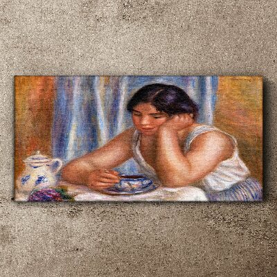 Obraz na plátně Káva žena