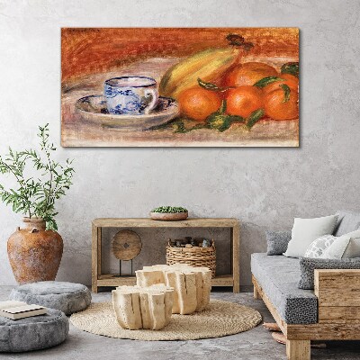 Obraz na plátně Ovoce Orange Bananas Hrnek
