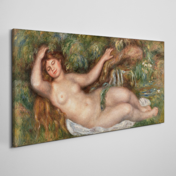 Obraz na plátně Moderní žena stromy