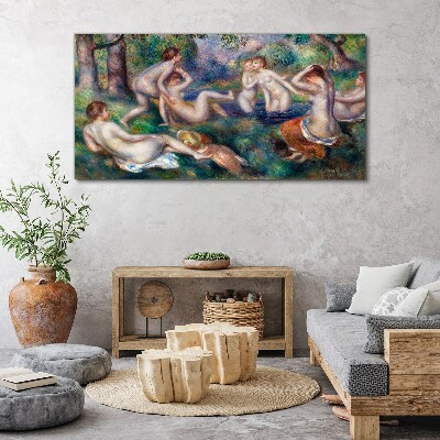 Obraz na plátně Dámská lesní řeka