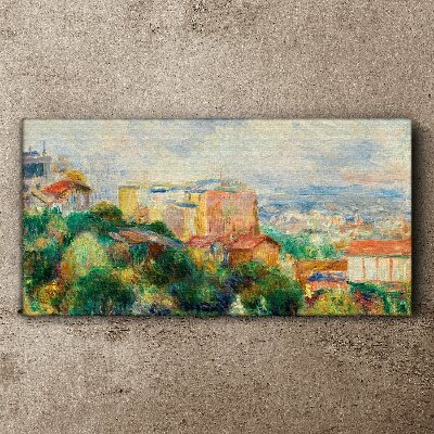 Obraz na plátně Pohled z Montmartre