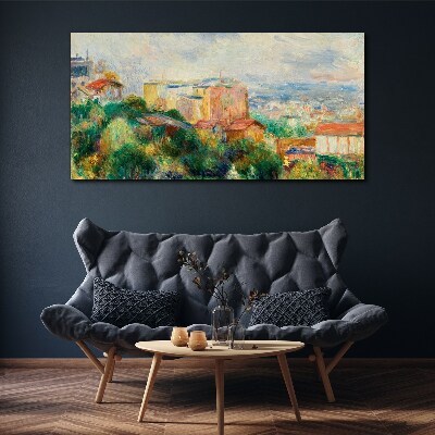 Obraz na plátně Pohled z Montmartre