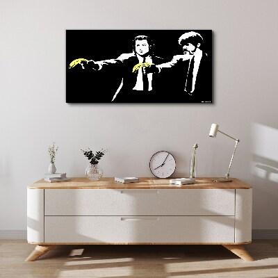 Obraz na plátně Pop-art banány