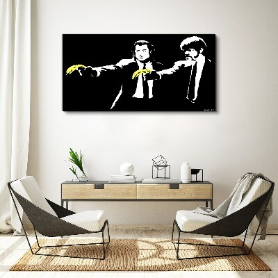 Obraz na plátně Pop-art banány