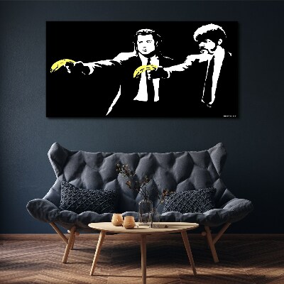 Obraz na plátně Pop-art banány