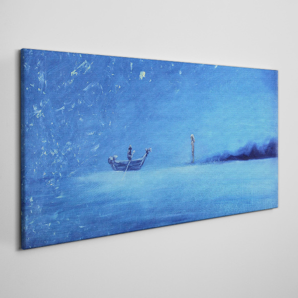 Obraz na plátně Abstrakce mořská noc