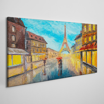 Obraz na plátně Město Francie Tower