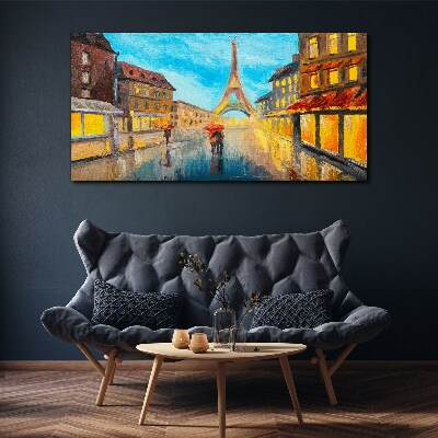 Obraz na plátně Město Francie Tower