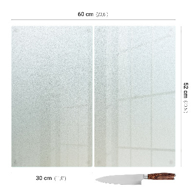 Kryt na indukční desku, dvoudílný a poloprůsvitný