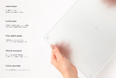 Kryt na indukční desku Obdélníkový poloprůsvitný