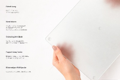 Kryt na indukční desku Obdélníkový poloprůsvitný