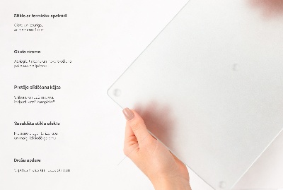 Kryt na indukční desku Obdélníkový poloprůsvitný