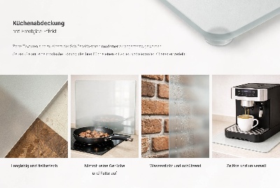 Kryt na indukční desku čtvercového tvaru v poloprůsvitném provedení