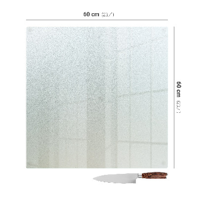 Kryt na indukční desku čtvercového tvaru v poloprůsvitném provedení