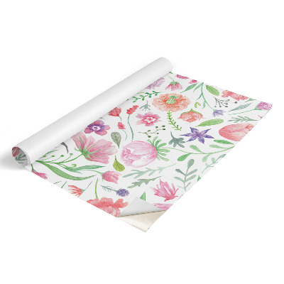 Samolepící tapeta na nábytek Pastelová flóra