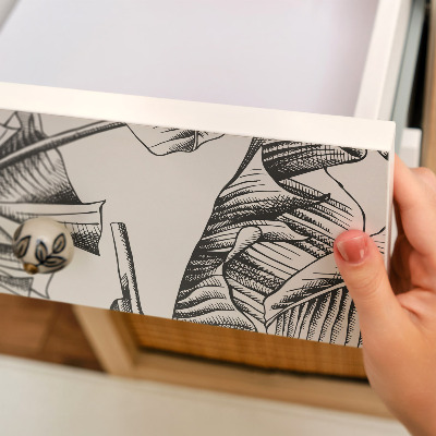 Tapeta na nábytek Banánové listy