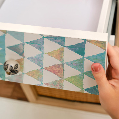 Tapeta na nábytek Barevný retro vzor