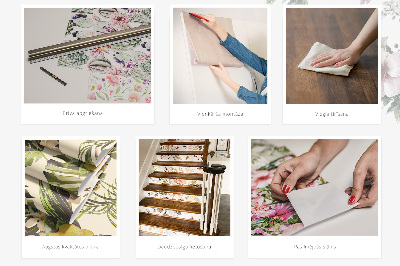 Tapeta na nábytek Barevný retro vzor