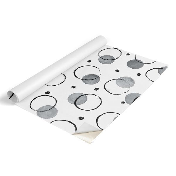 Samolepící tapeta na nábytek Kreativní kruhy