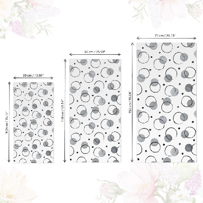 Samolepící tapeta na nábytek Kreativní kruhy