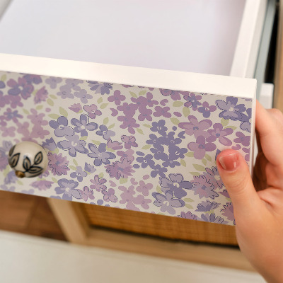 Samolepící tapeta na nábytek Barevné květiny