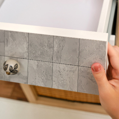 Tapeta na nábytek Šedé dlaždice