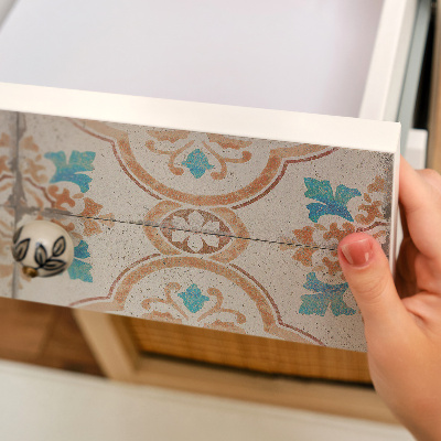 Samolepící tapeta na nábytek Etnické dlaždice