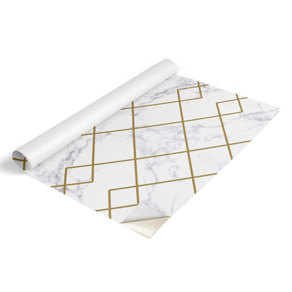 Samolepící tapeta na nábytek Mramorová geometrie