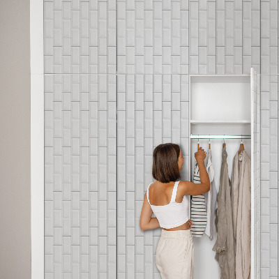 Samolepící fólie na nábytek Bílé dlaždice