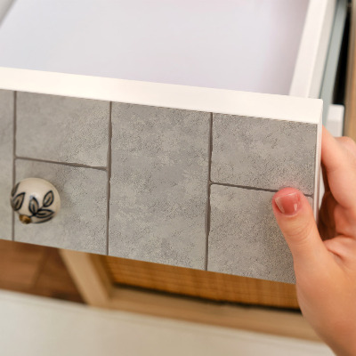 Fólie na nábytek Šedé dlaždice