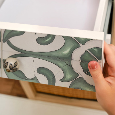 Samolepící fólie na nábytek Zelené ozdoby