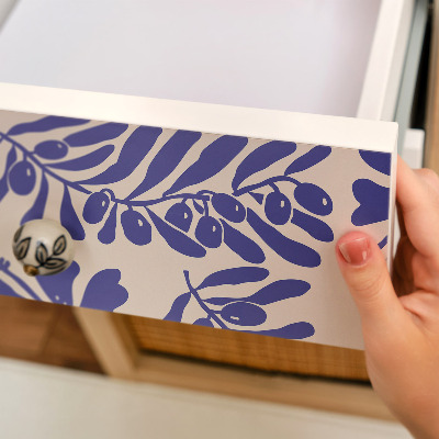 Samolepící tapeta na nábytek Botanické vzory