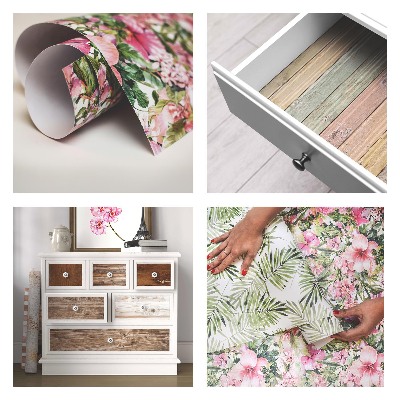 Samolepící tapeta na nábytek Krémové linky