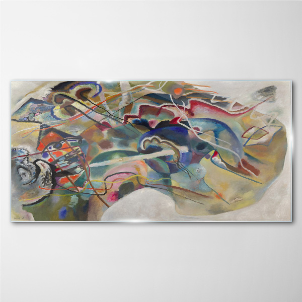 Obraz na skle Abstrakce Wasilij Kandinsky