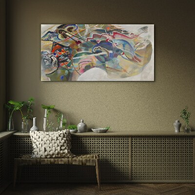 Obraz na skle Abstrakce Wassily Kandinsky