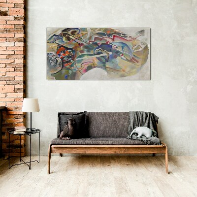 Obraz na skle Abstrakce Wasilij Kandinsky