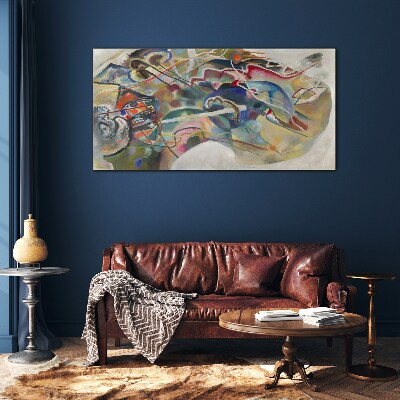 Obraz na skle Abstrakce Wassily Kandinsky