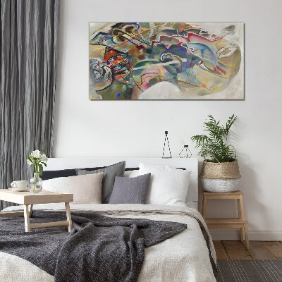 Obraz na skle Abstrakce Wassily Kandinsky