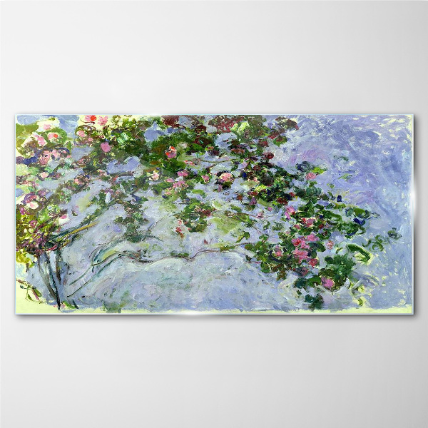 Obraz na skle Les Roses Claude Monet
