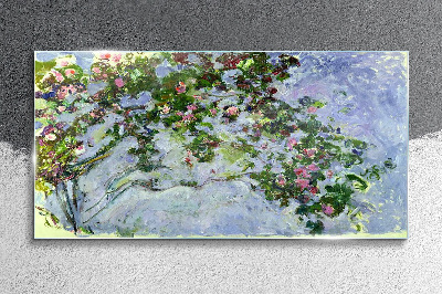 Obraz na skle Les Roses Claude Monet