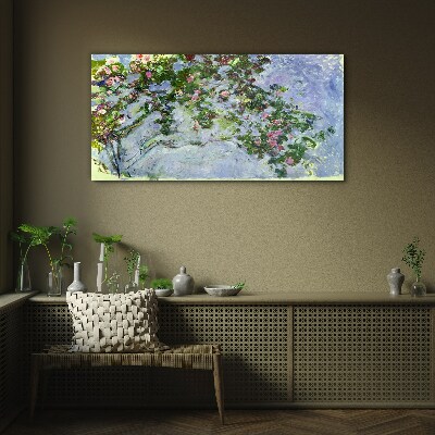 Obraz na skle Les Roses Claude Monet