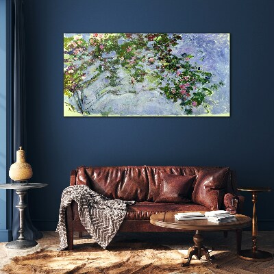 Obraz na skle Les Roses Claude Monet