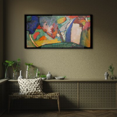 Obraz na skle Vodopád abstrakce Kandinsky
